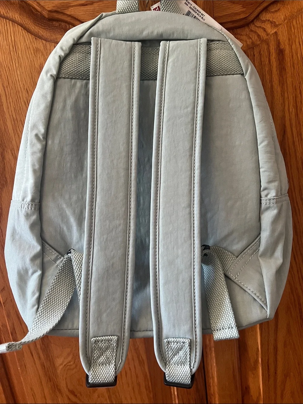 Kipling Light Blue  Backpack with Monkey Keychain